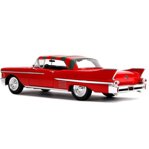 اسباب بازی ماشین فلزی کادیلاک Cadillac1958 و فیگور فردی کروگر با مقیاس 1:24_اسباب بازی